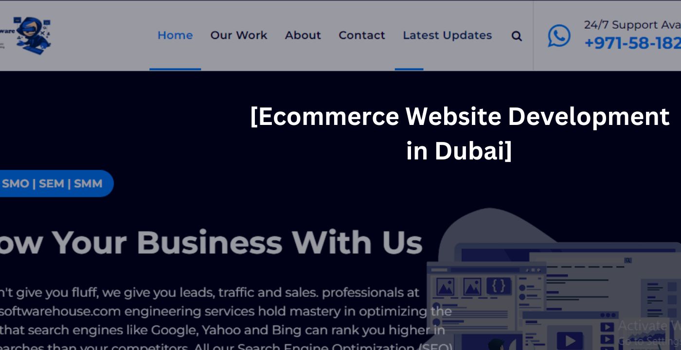 ecommerce website development dubai